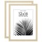 Americanflat 2 Pack of Picture Frames with Mat - Plexiglass Cover